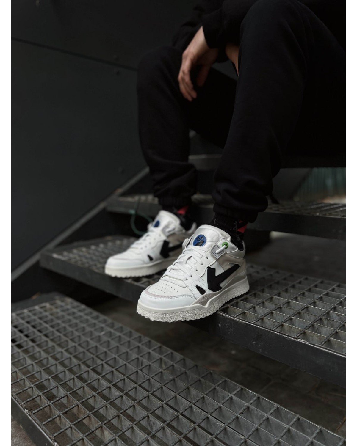 Off-White Sponge Mid Top Cloud White Black