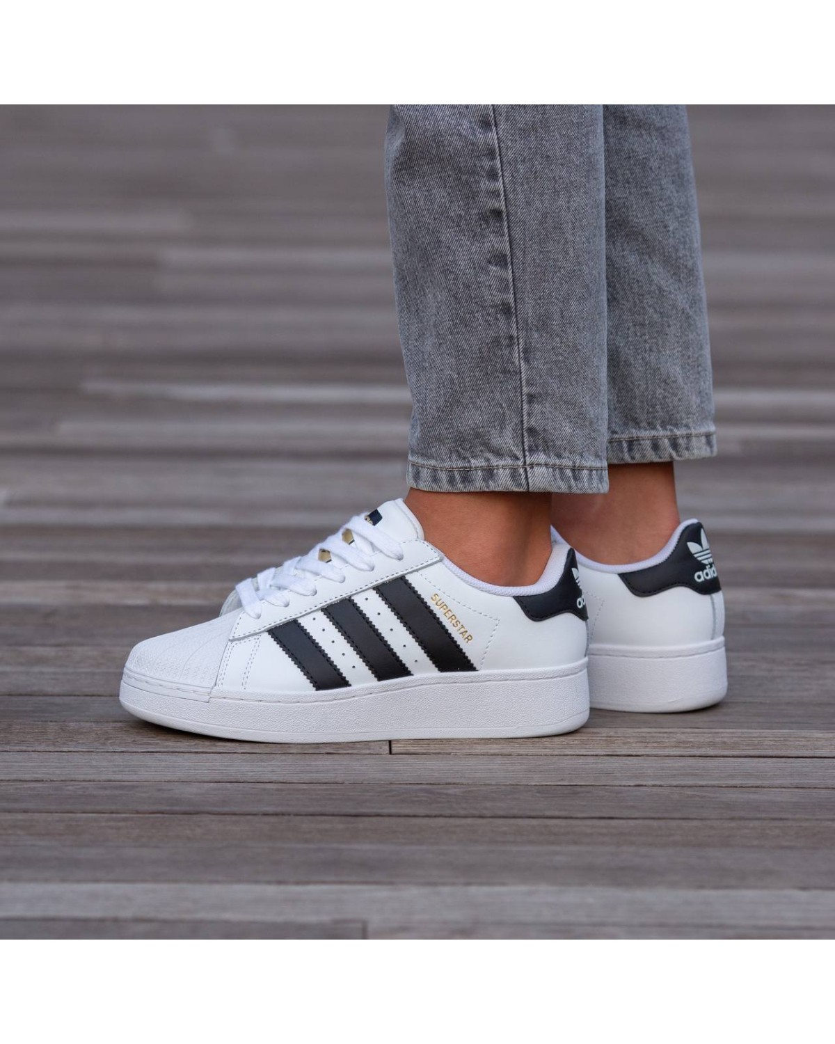 Adidas Superstar Platform White