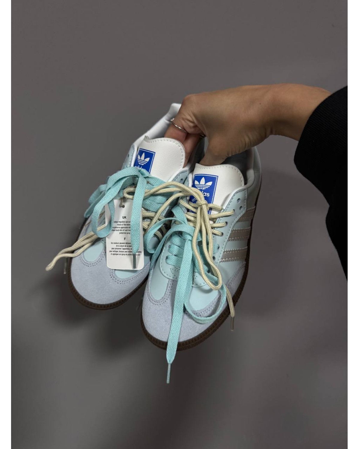 Adidas Samba Blue / Double Laces