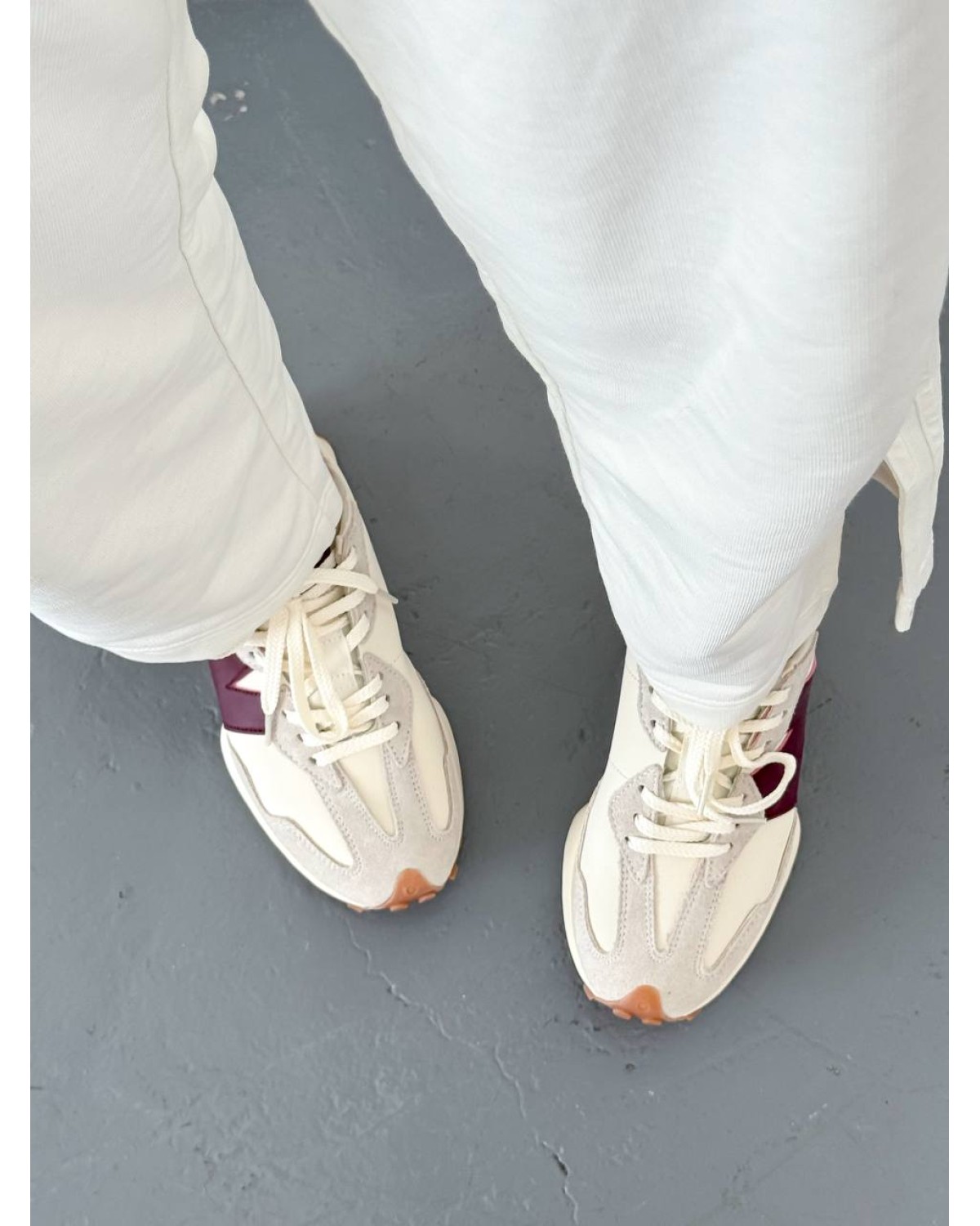 New Balance 327 Beige/Bordo