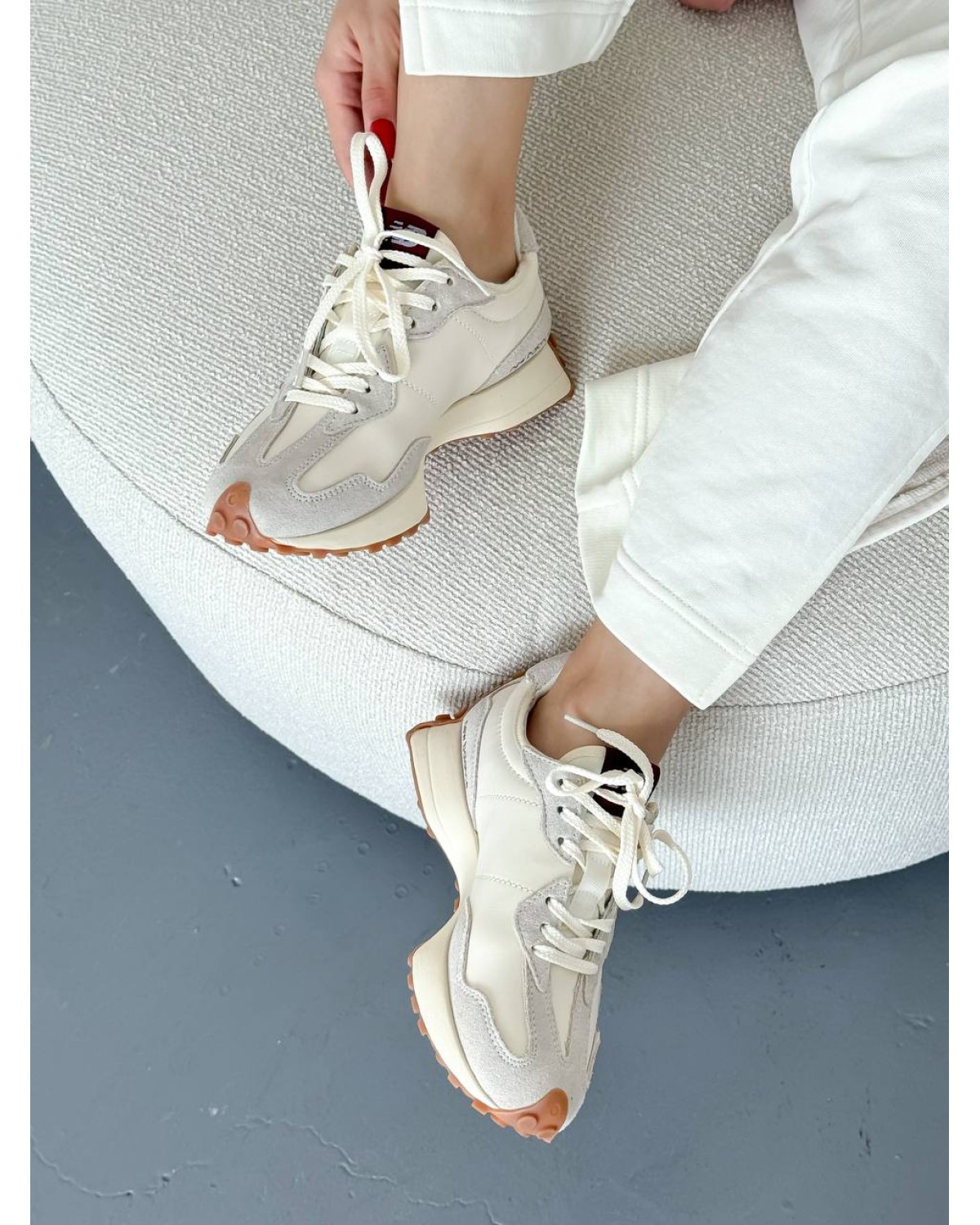 New Balance 327 Beige/Bordo