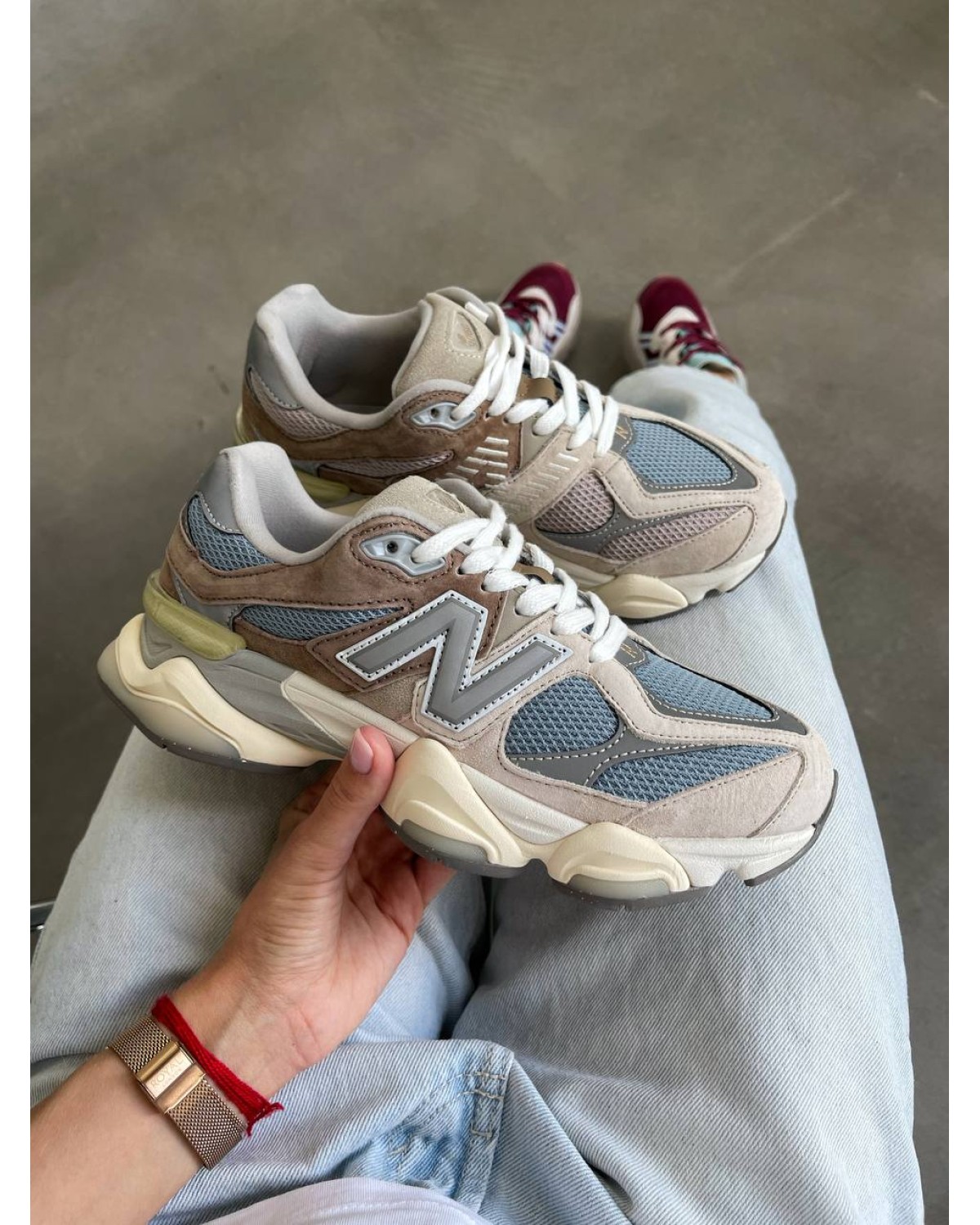 New Balance 9060 Sea Salt/Blue
