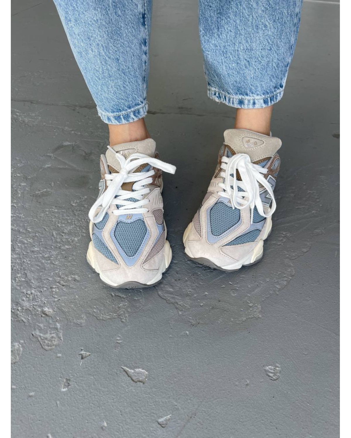 New Balance 9060 Sea Salt/Blue