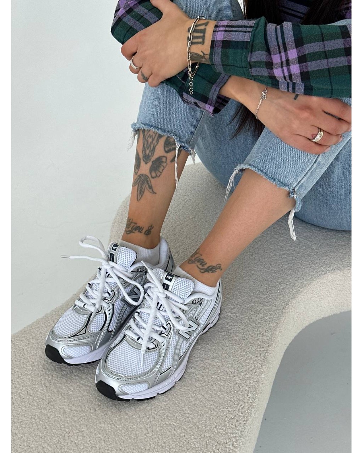 New Balance 740v2 White Silver Black