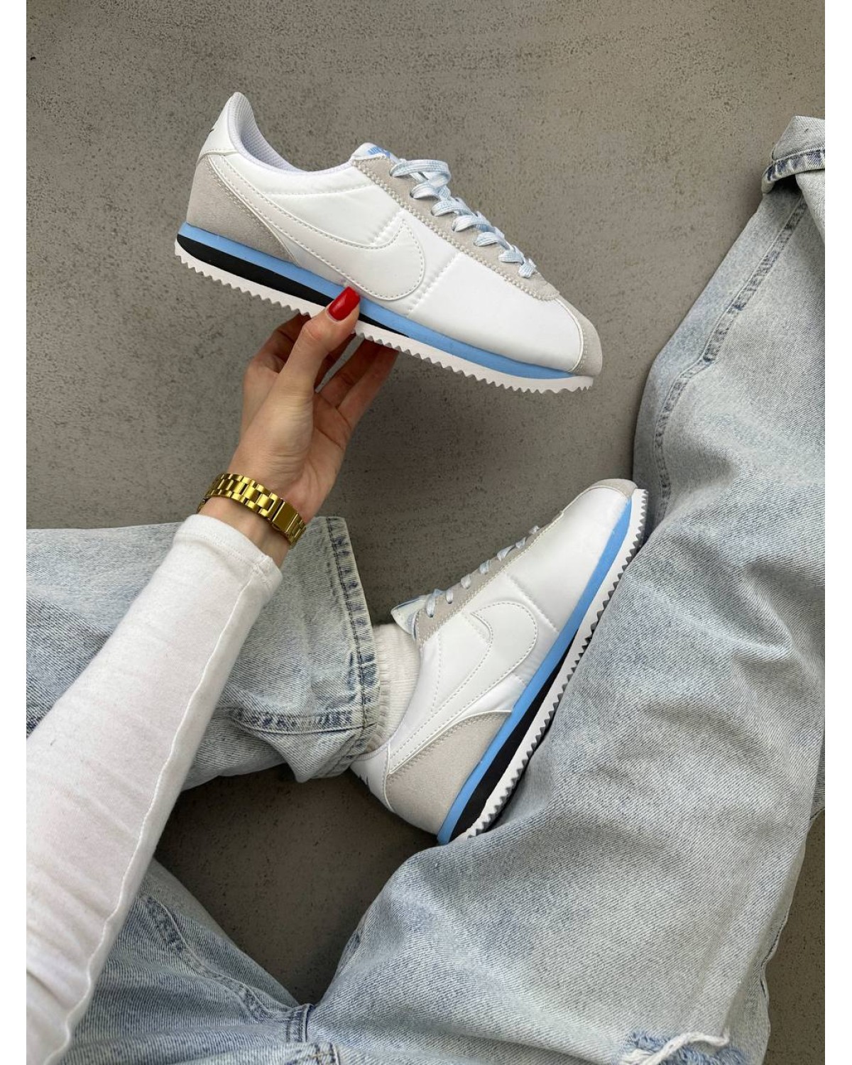 Nike Cortez Textile Summit White Grey
