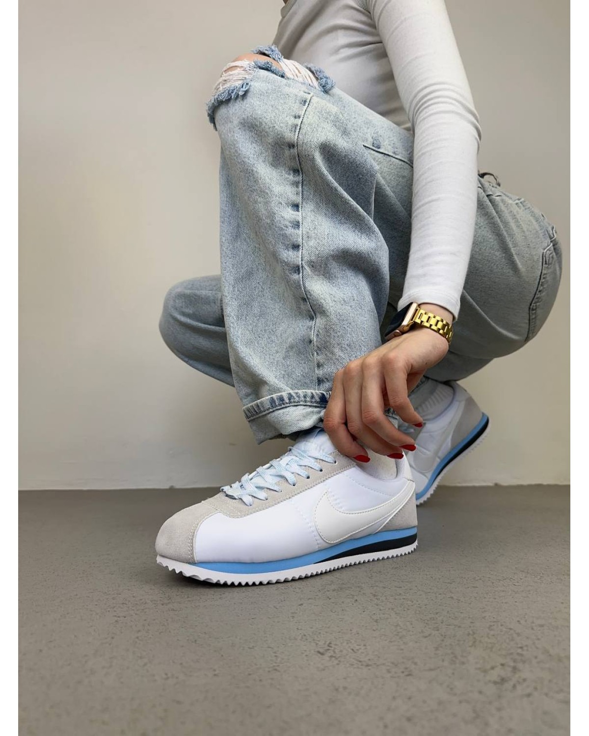 Nike Cortez Textile Summit White Grey