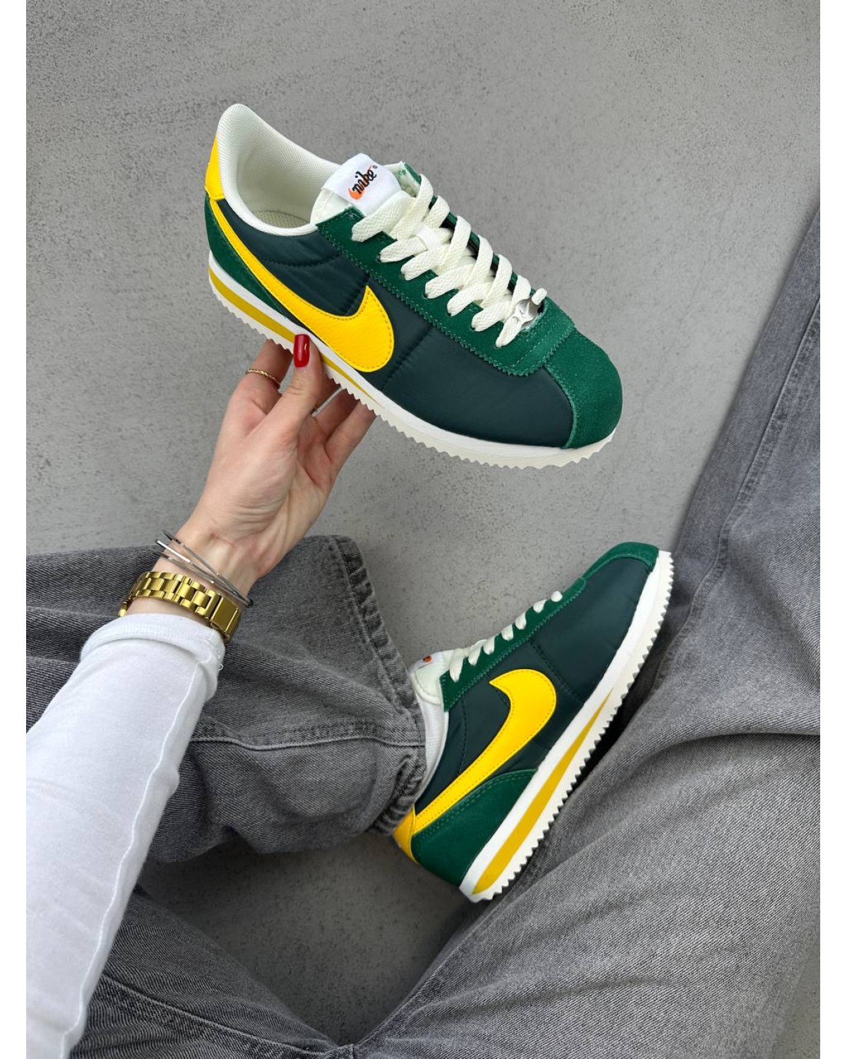 Nike Cortez Gorge Green Yellow Ochre