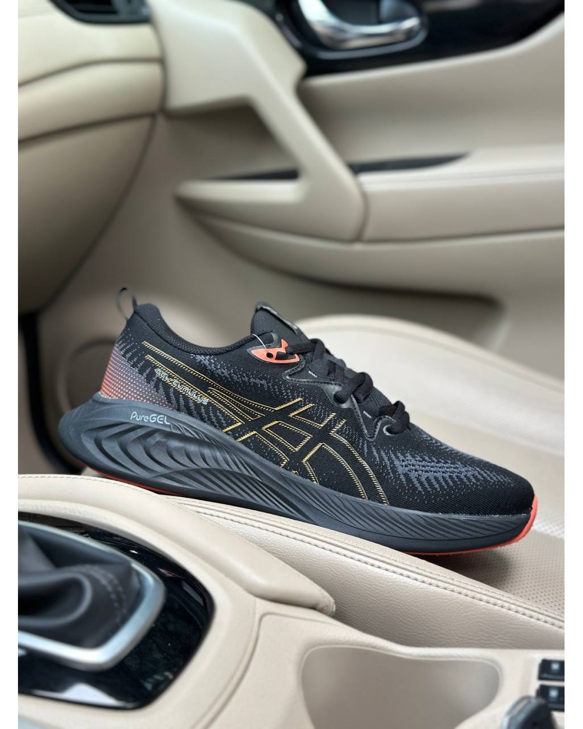Asics Gel-Cumulus 25 Black Orange