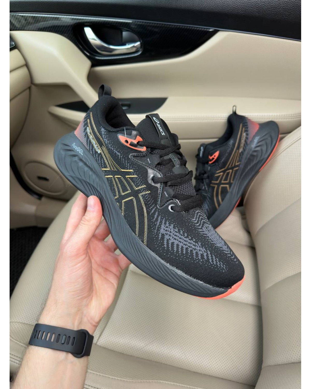 Asics Gel-Cumulus 25 Black Orange