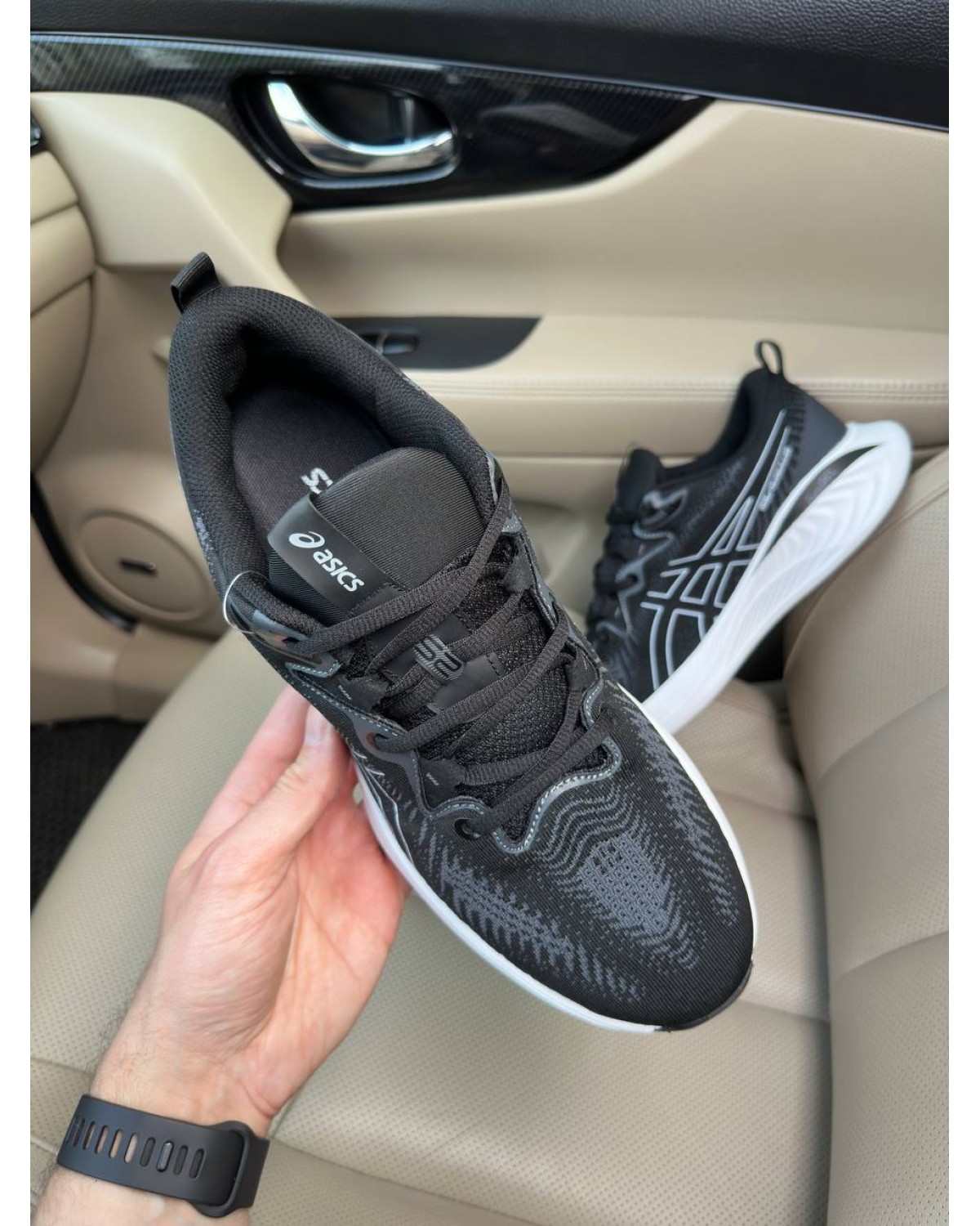 Asics Gel-Cumulus 25 Black White