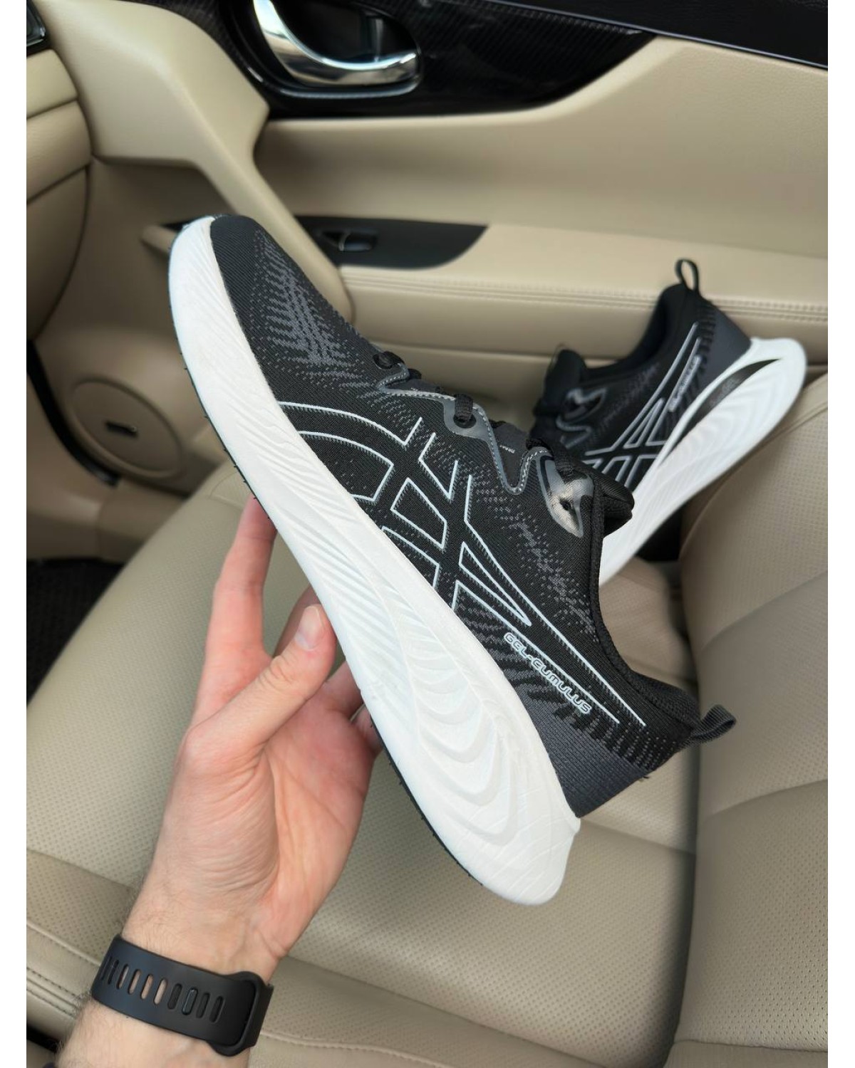Asics Gel-Cumulus 25 Black White