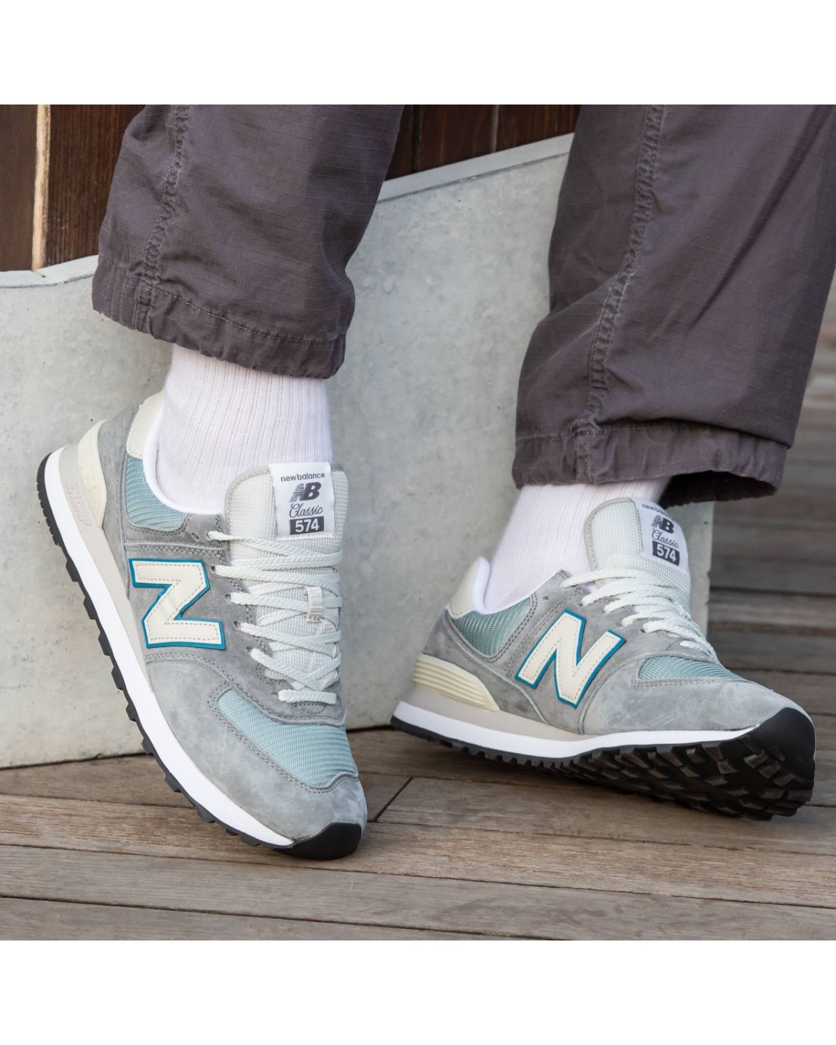 New Balance 574 Classic Grey\Blue