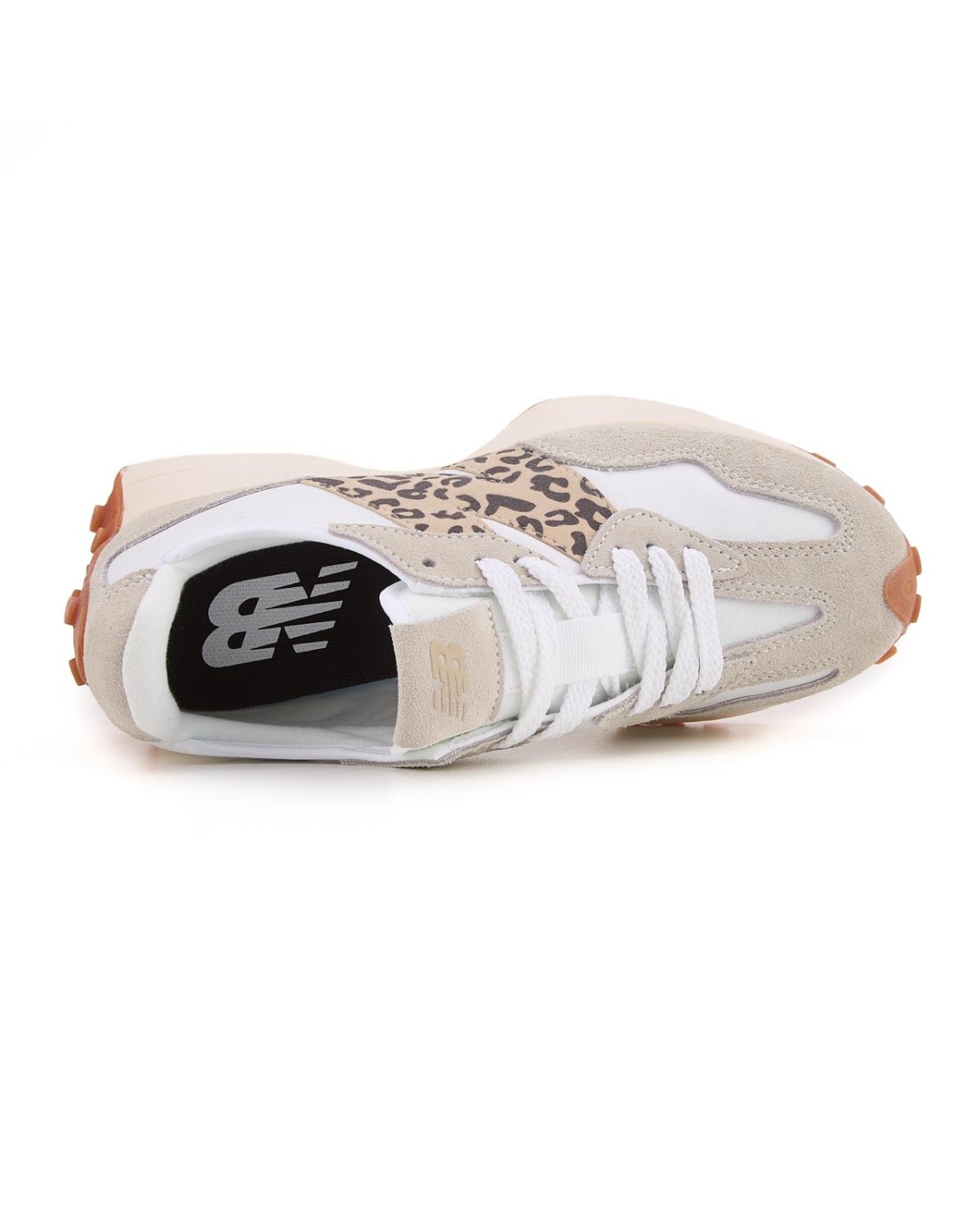 New Balance 327 White Leopard