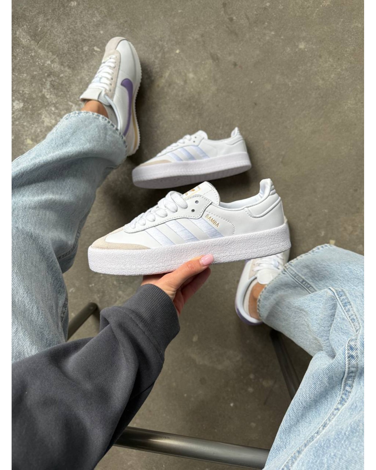 Adidas Samba White