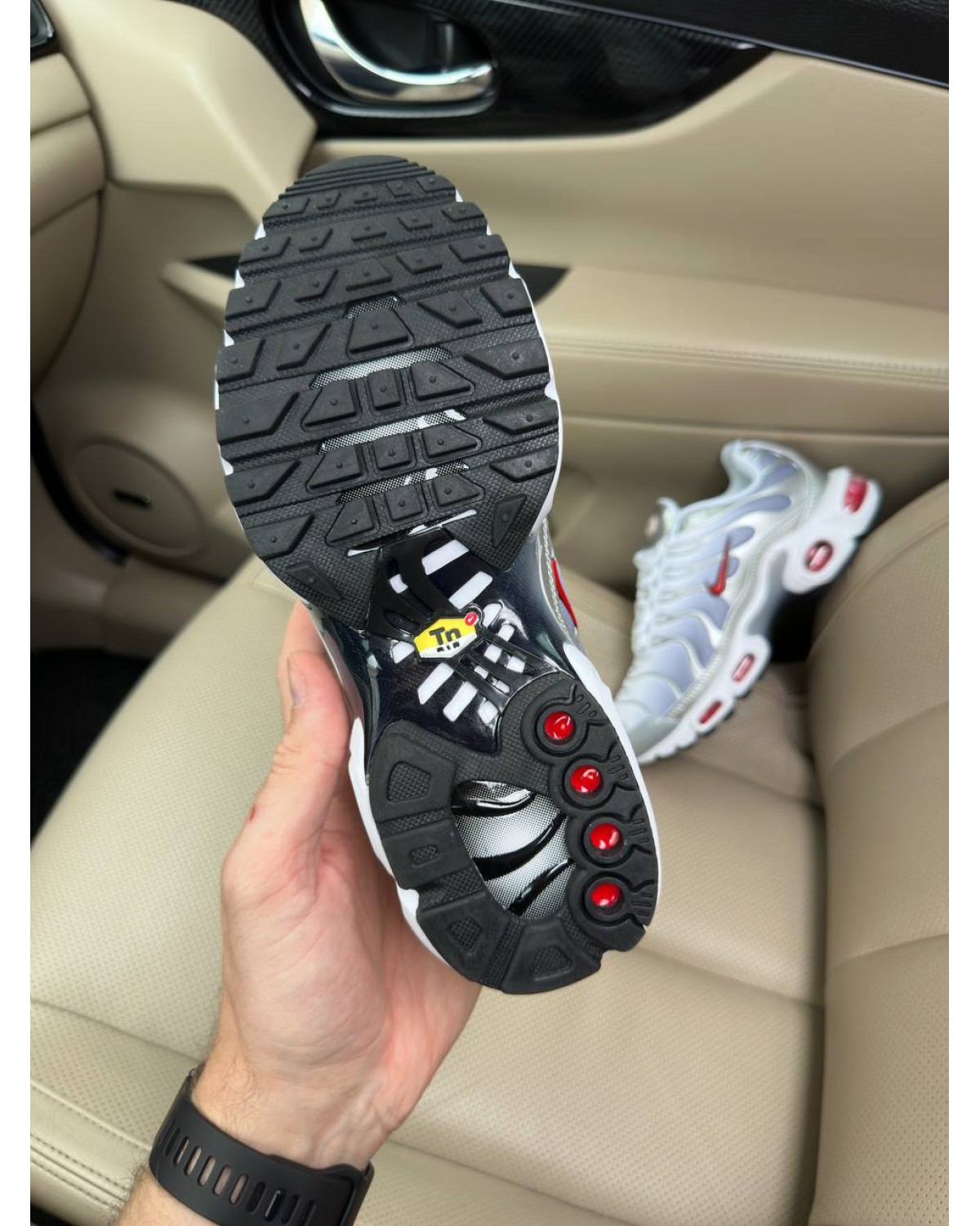 Nike Air Max TN Plus Silver Red