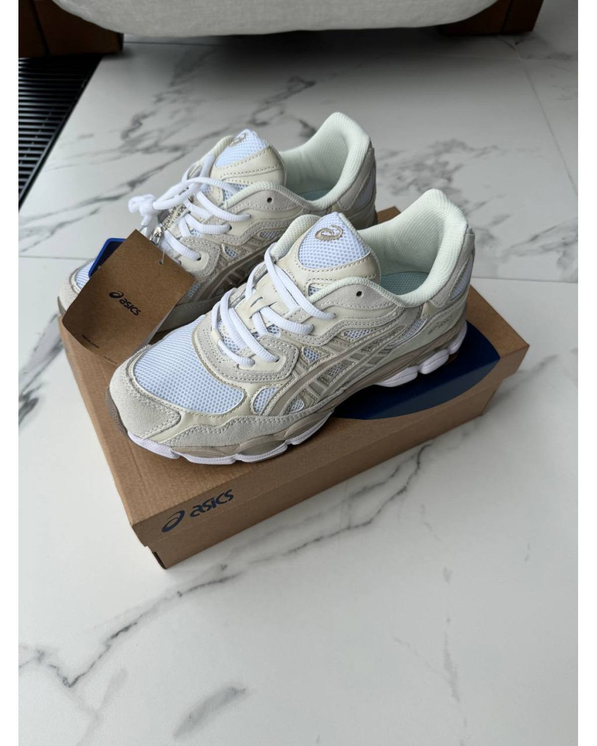 Asics Gel-NYC White/ Feather Grey