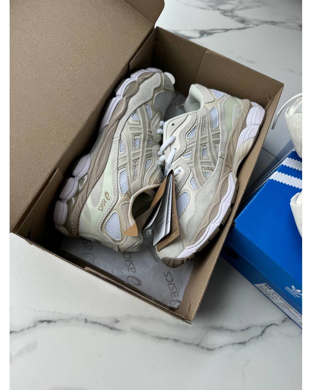 Asics Gel-NYC White/ Feather Grey