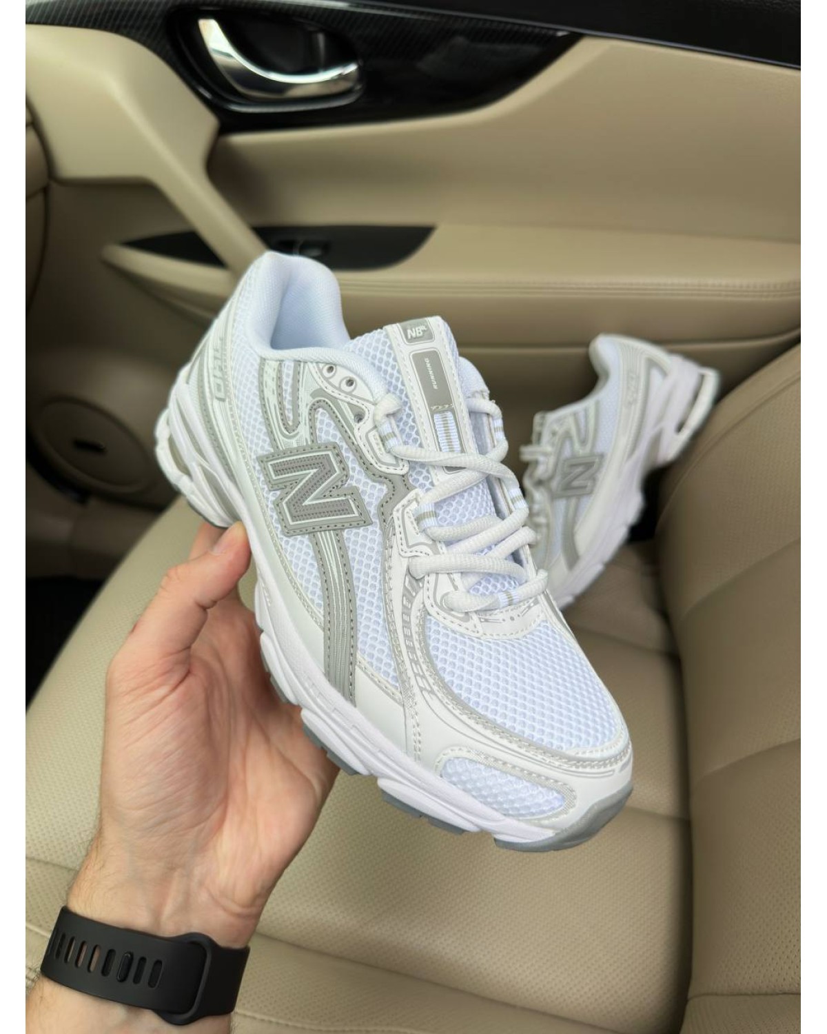 New Balance 740 White Silver