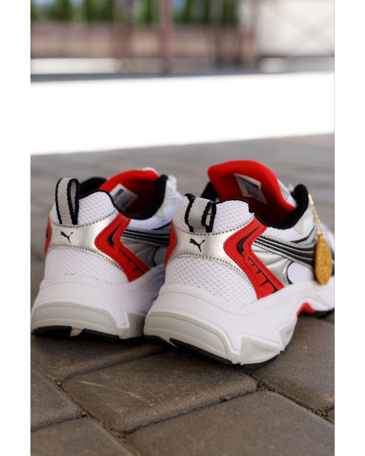 Puma Morphic Base White Grey Black Red