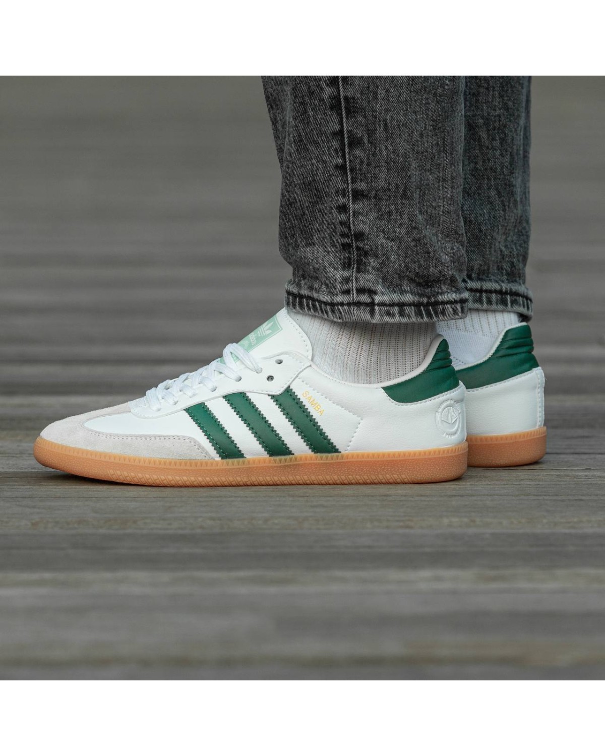 Adidas Samba White\Green
