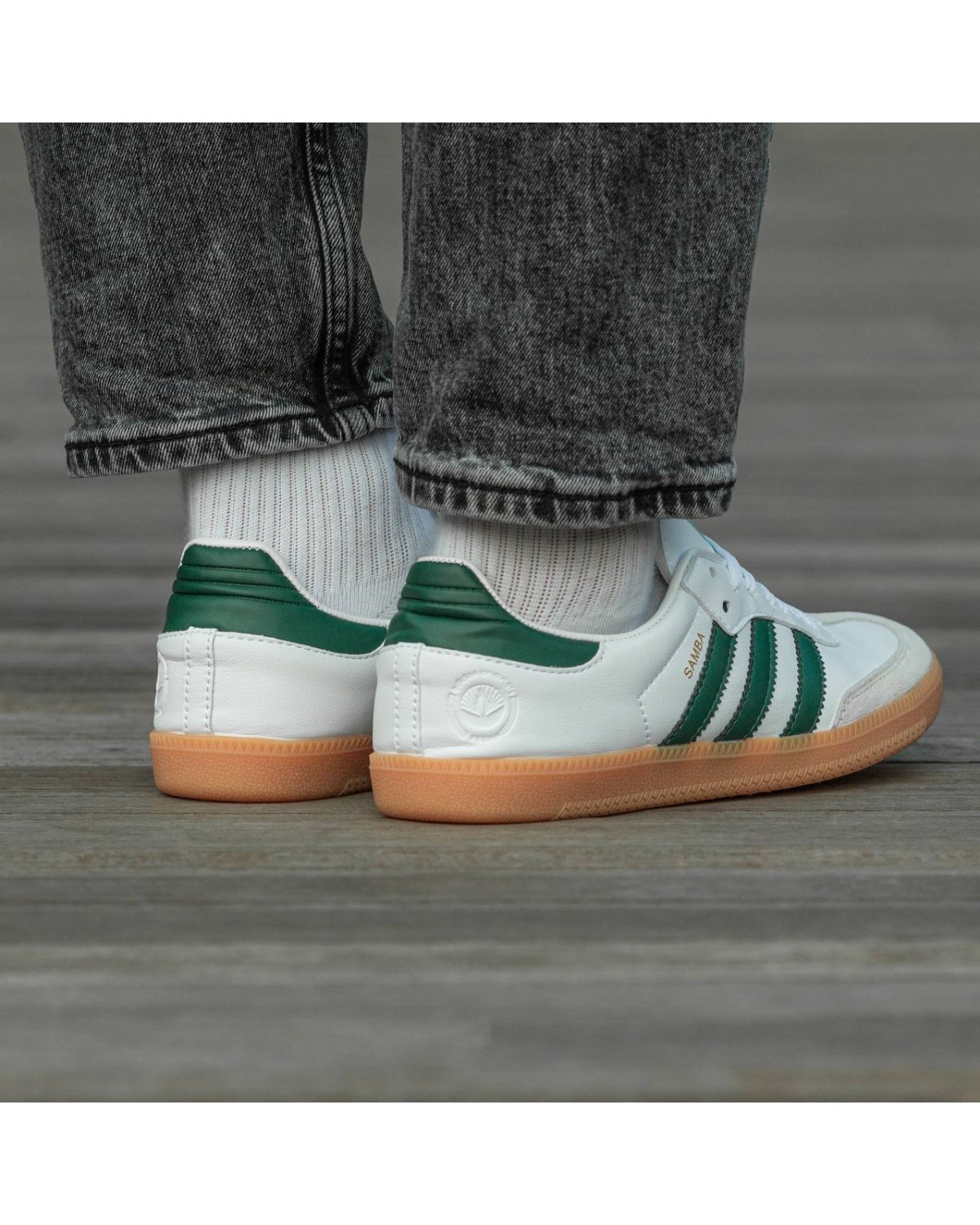 Adidas Samba White\Green