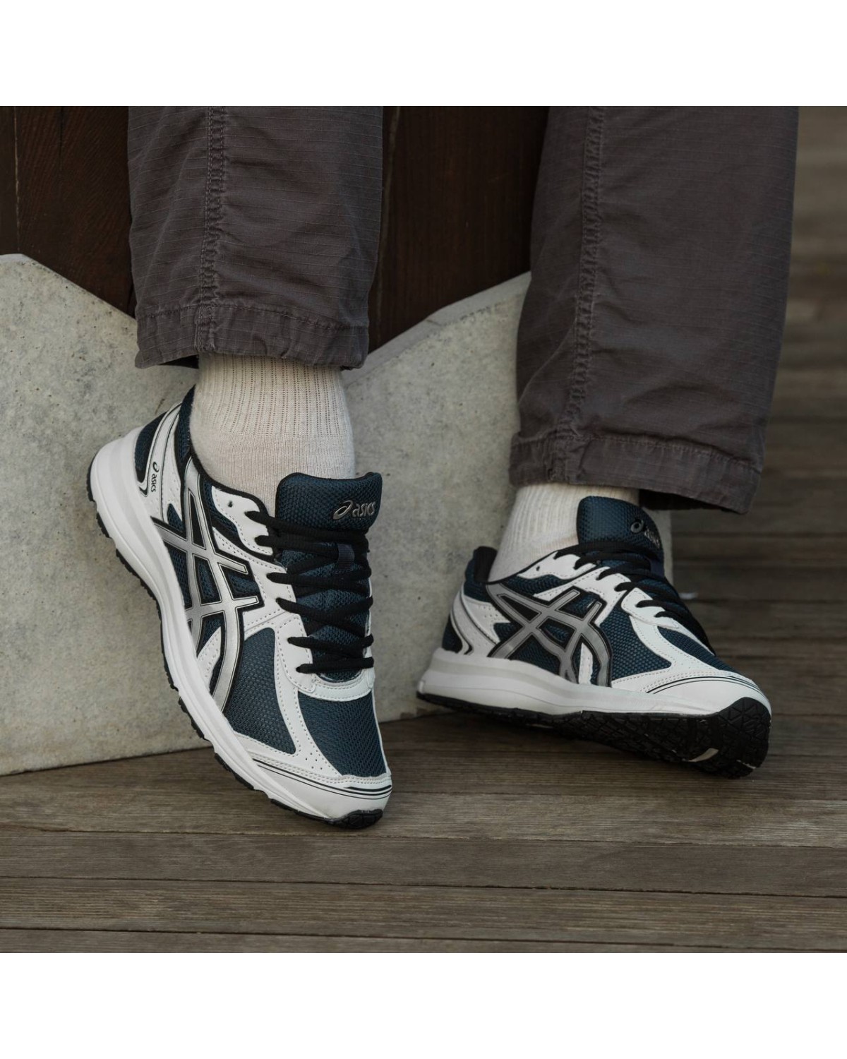 Asics Gel White\Blue