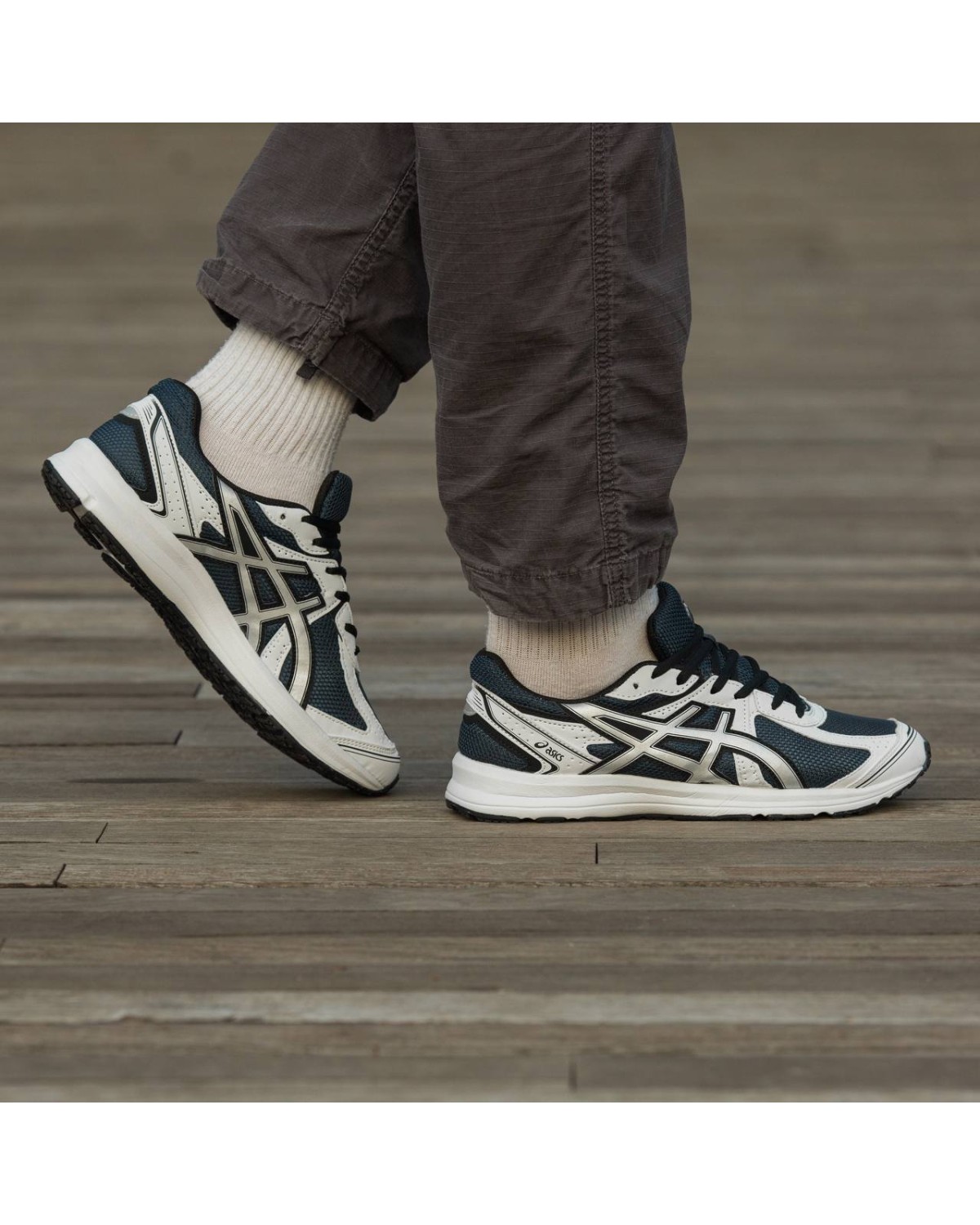 Asics Gel White\Blue