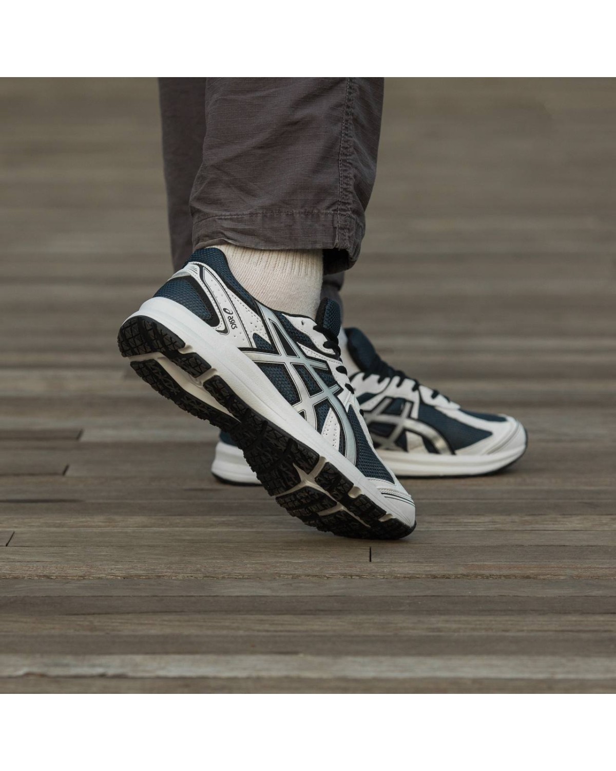 Asics Gel White\Blue
