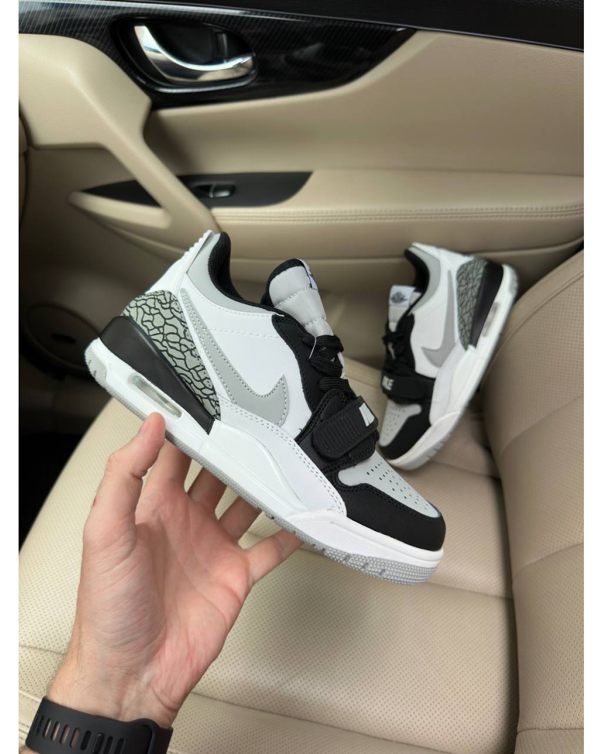 Nike Air Jordan Legacy 312 Low White Black Grey