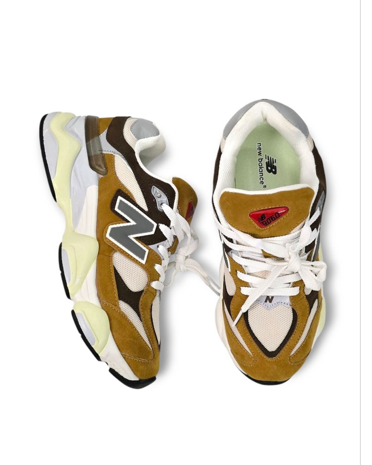 New Balance 9060 Mustard Brown Beige