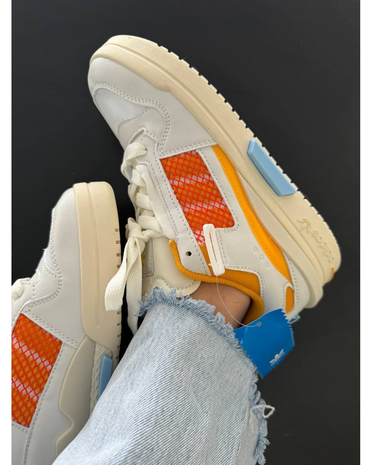Adidas Forum Mod Low Cloud White Crew Yellow