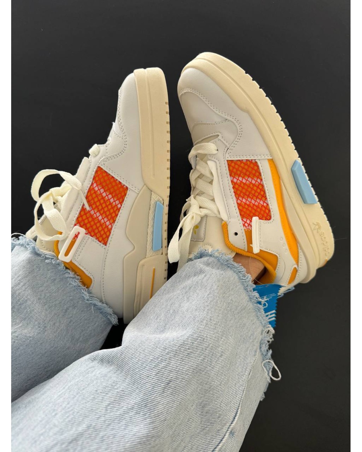 Adidas Forum Mod Low Cloud White Crew Yellow