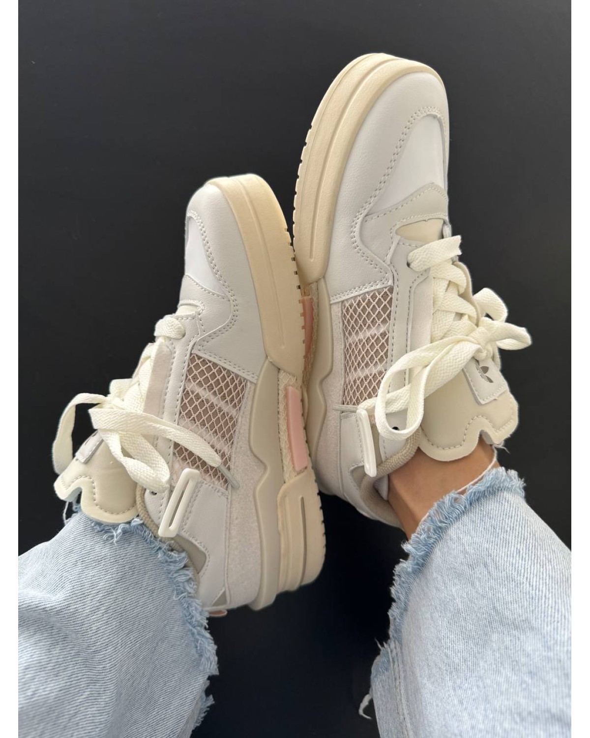Adidas Forum Mod Low White Beige Wonder Quartz
