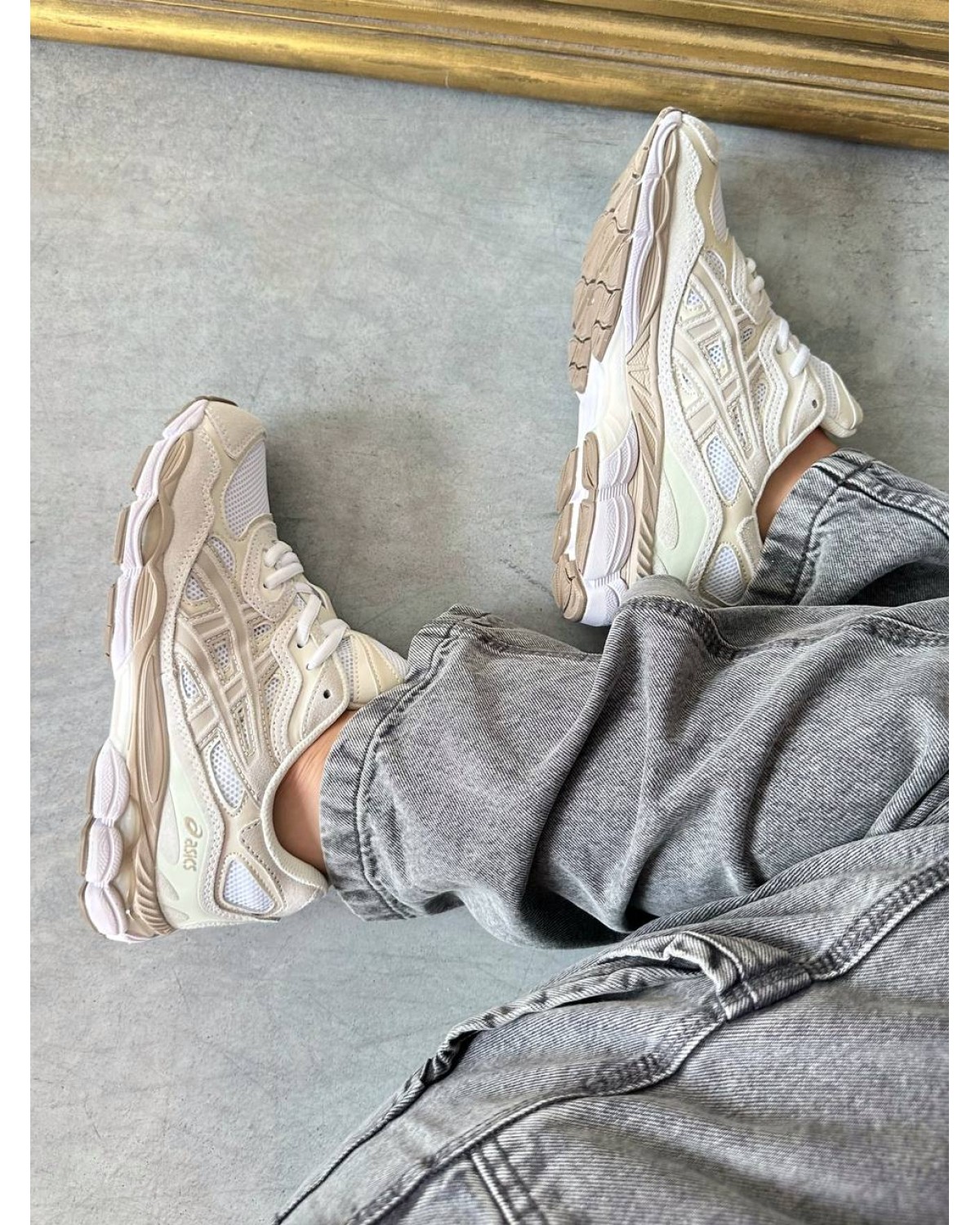 Asics Gel-NYC White/ Feather Grey