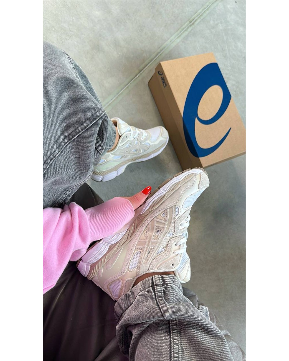 Asics Gel-NYC White/ Feather Grey