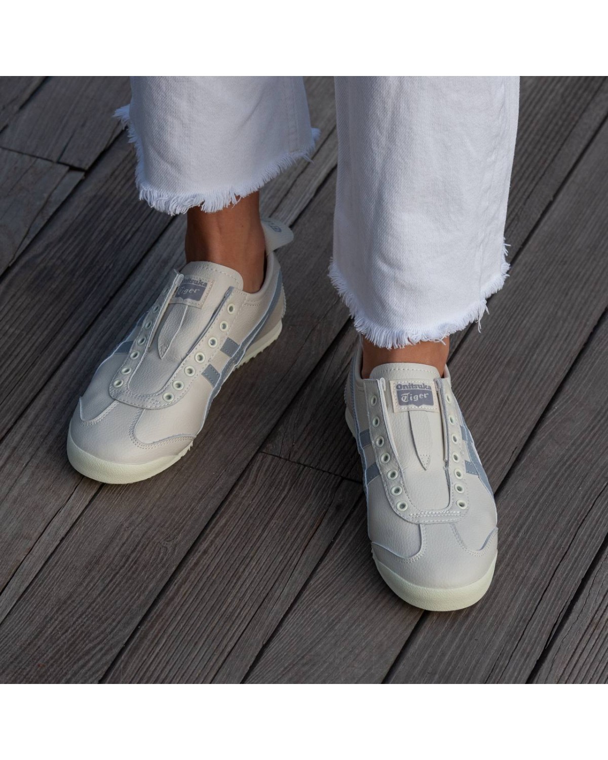 Asics Onitsuka Tiger Mexico 66 Slip-on Beige Blue
