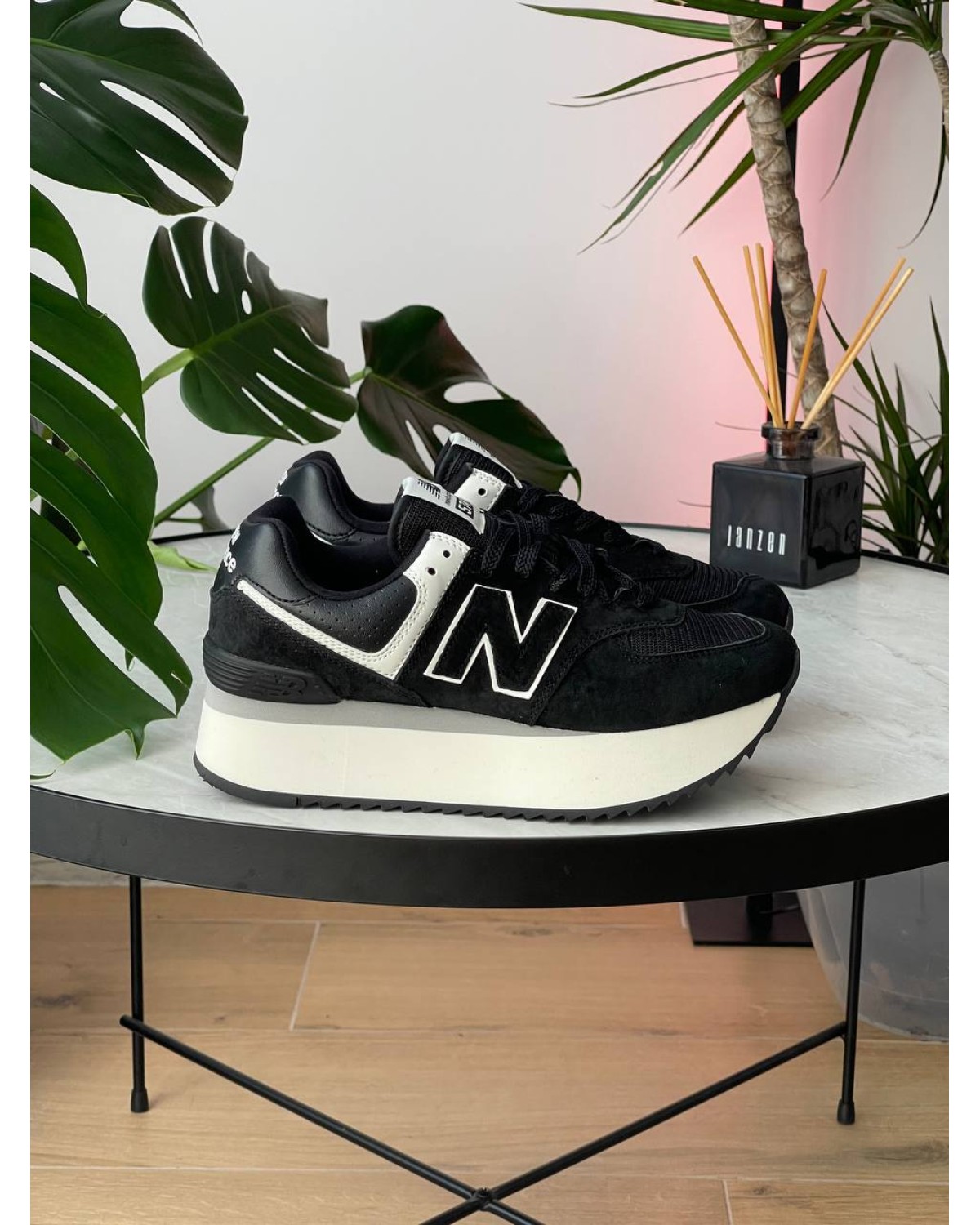 New Balance 574 Platform Black