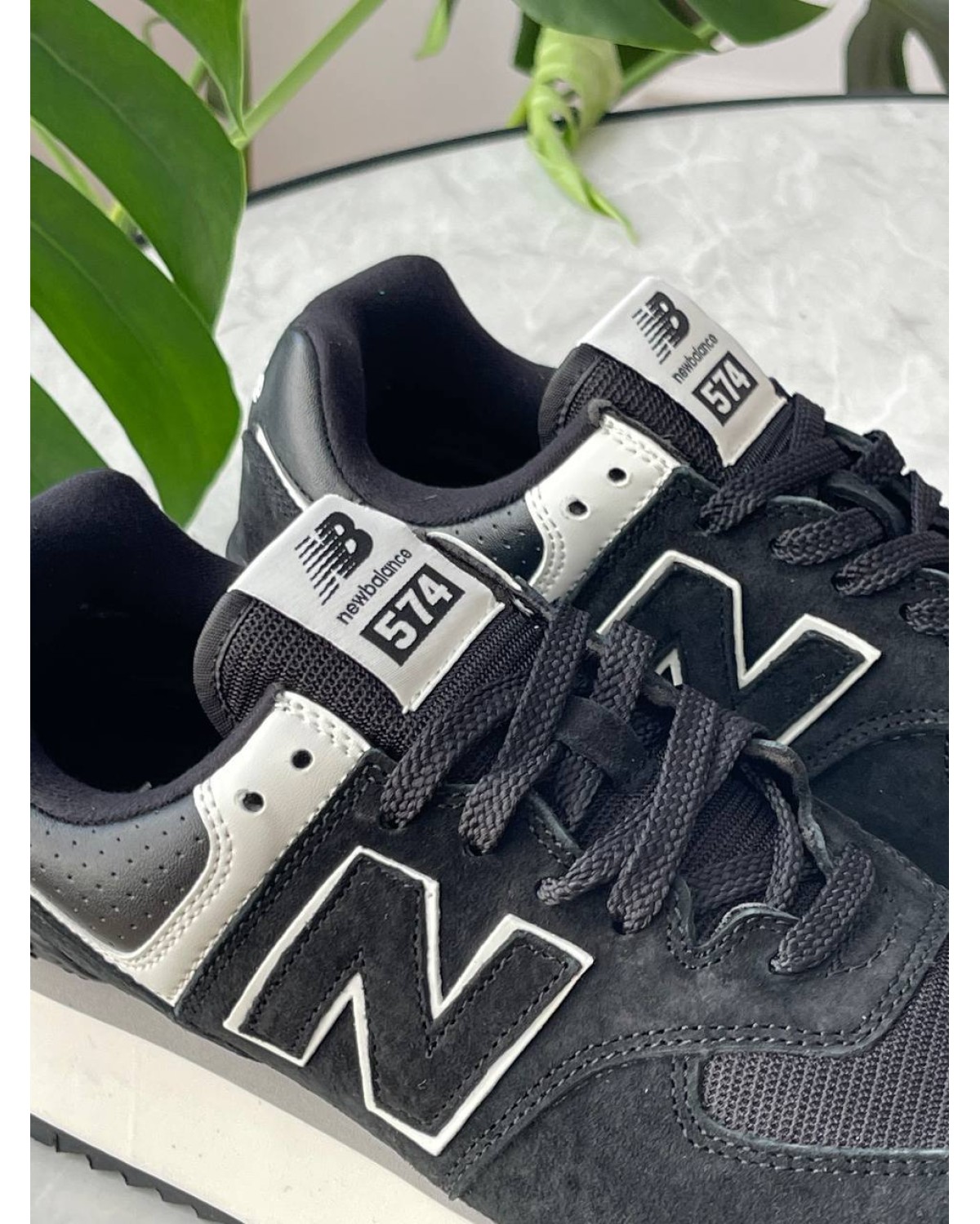 New Balance 574 Platform Black