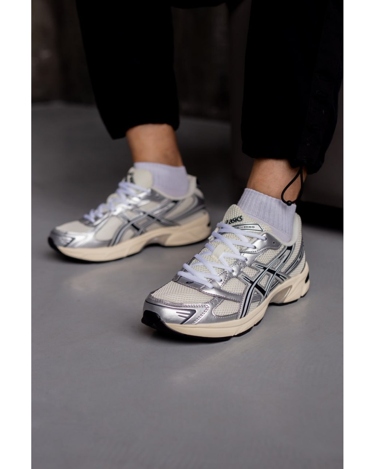 Asics Gel-1130 Cream/Scarab
