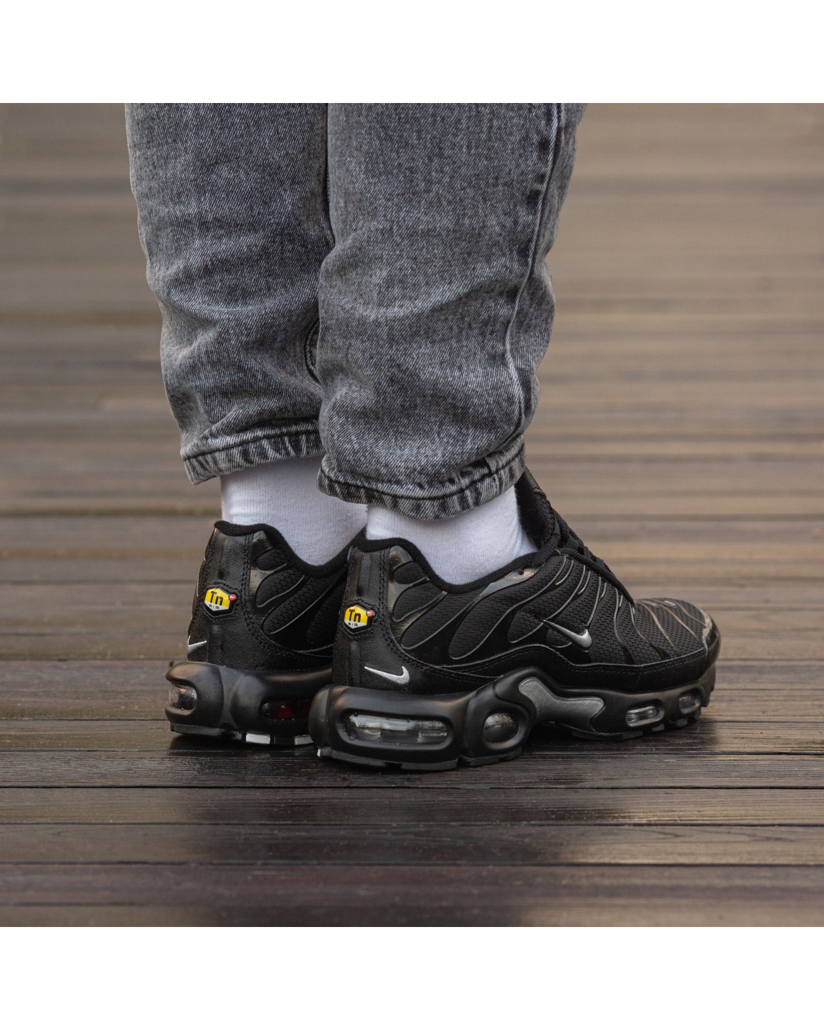 Nike Air Max Tn Black White Swoosh