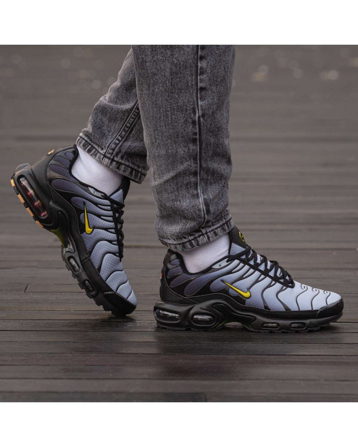 Nike Air Max Tn Plus Black White Yellow