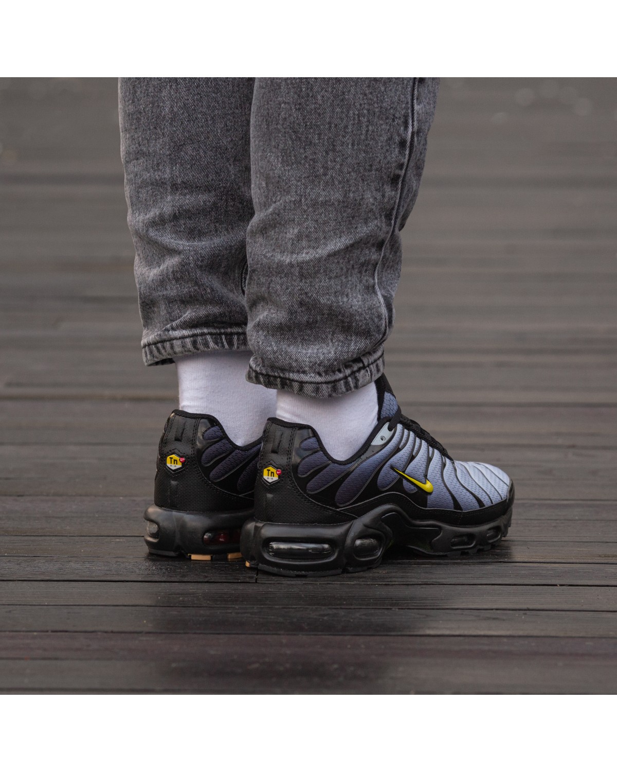 Nike Air Max Tn Plus Black White Yellow