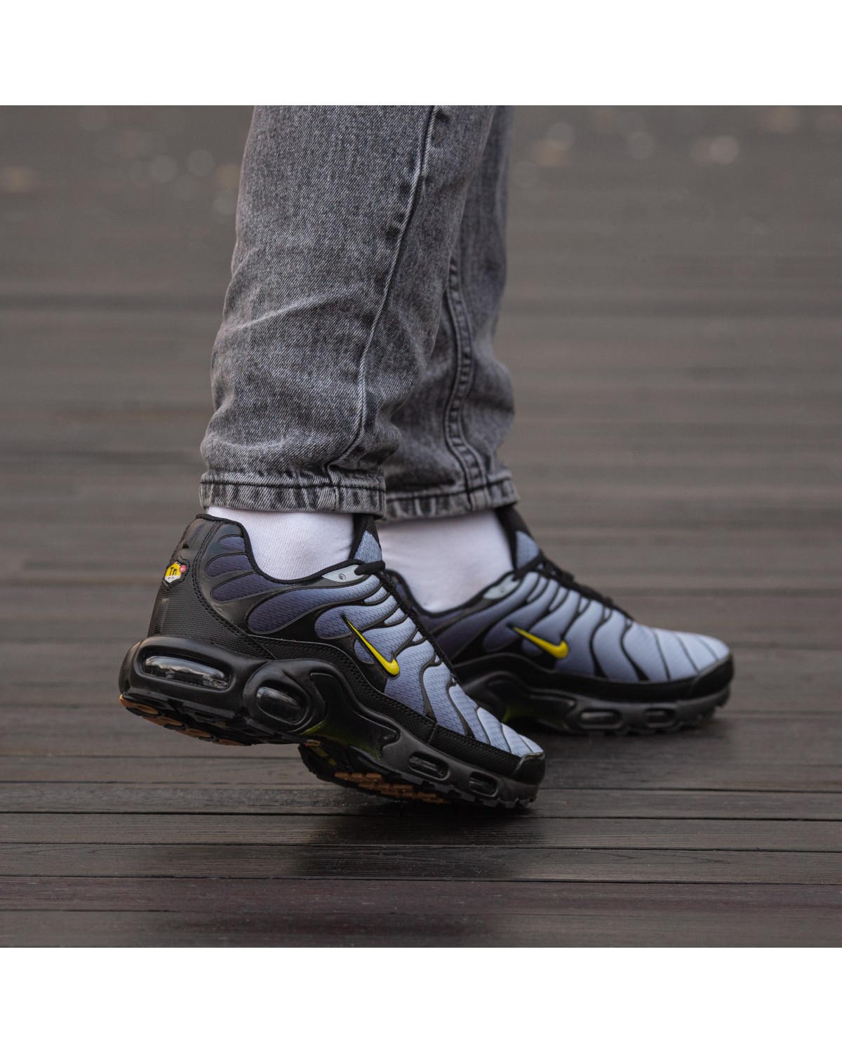 Nike Air Max Tn Plus Black White Yellow