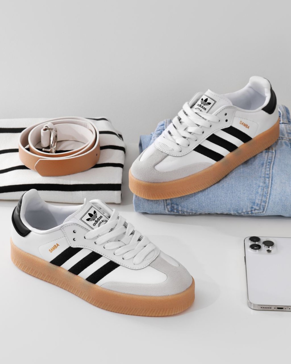 Samba Platform Black/White