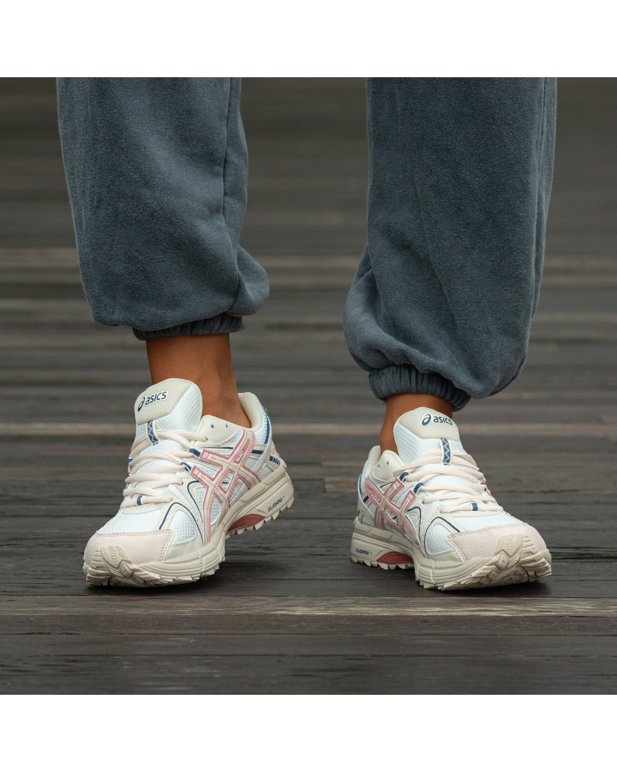 Asics Kahana 8 White Blue Pink