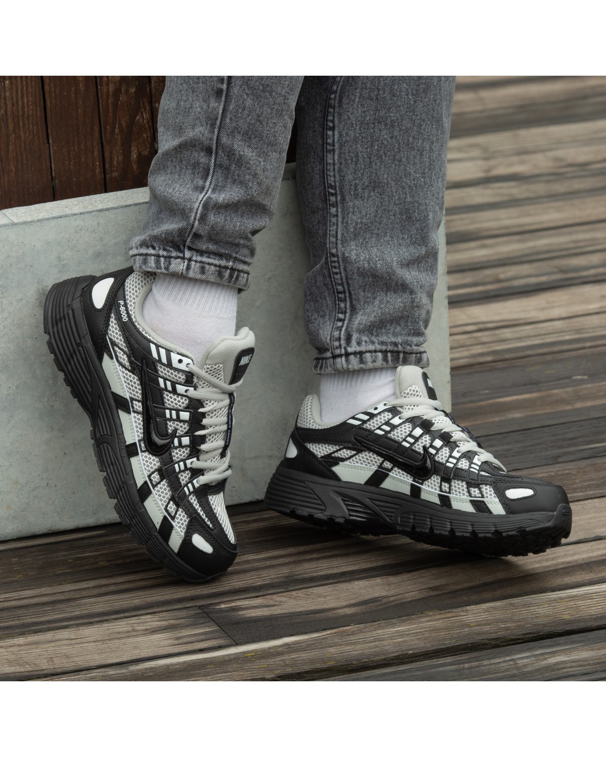 Nike P-6000 Black Grey