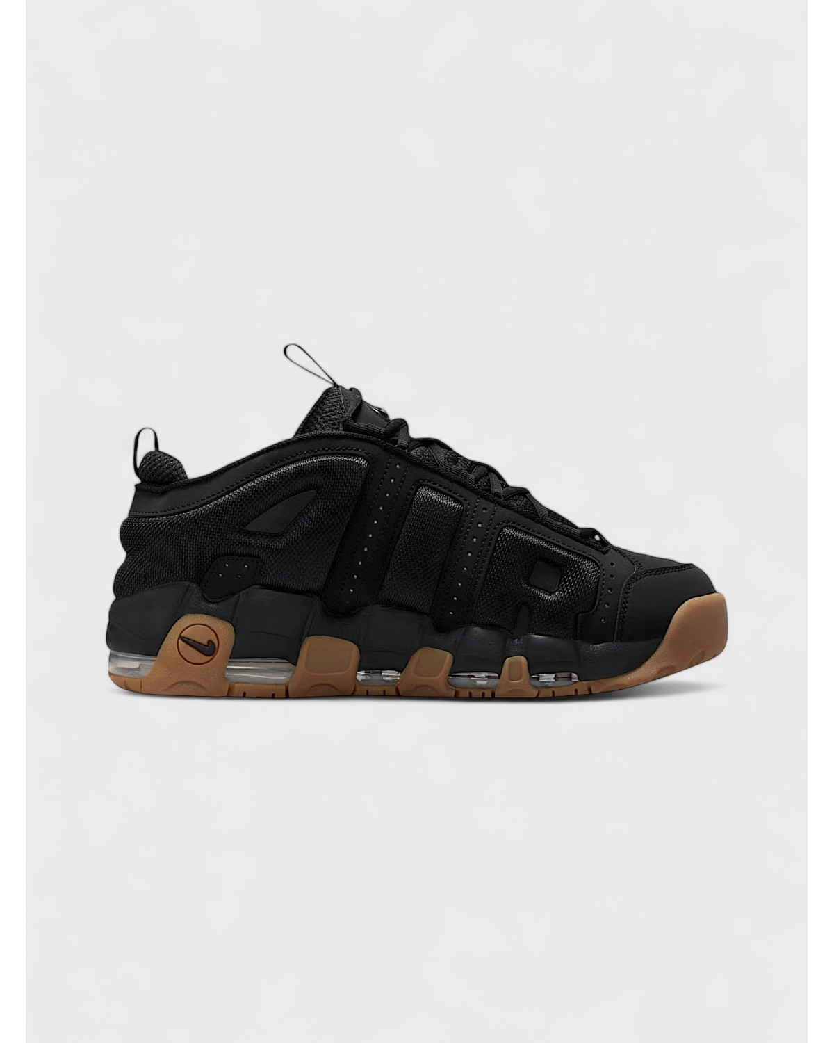 Nike Air More Uptempo Low Black/Gum