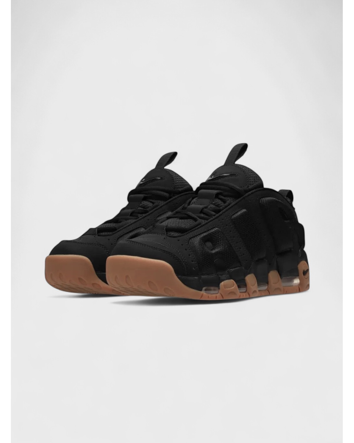Nike Air More Uptempo Low Black/Gum