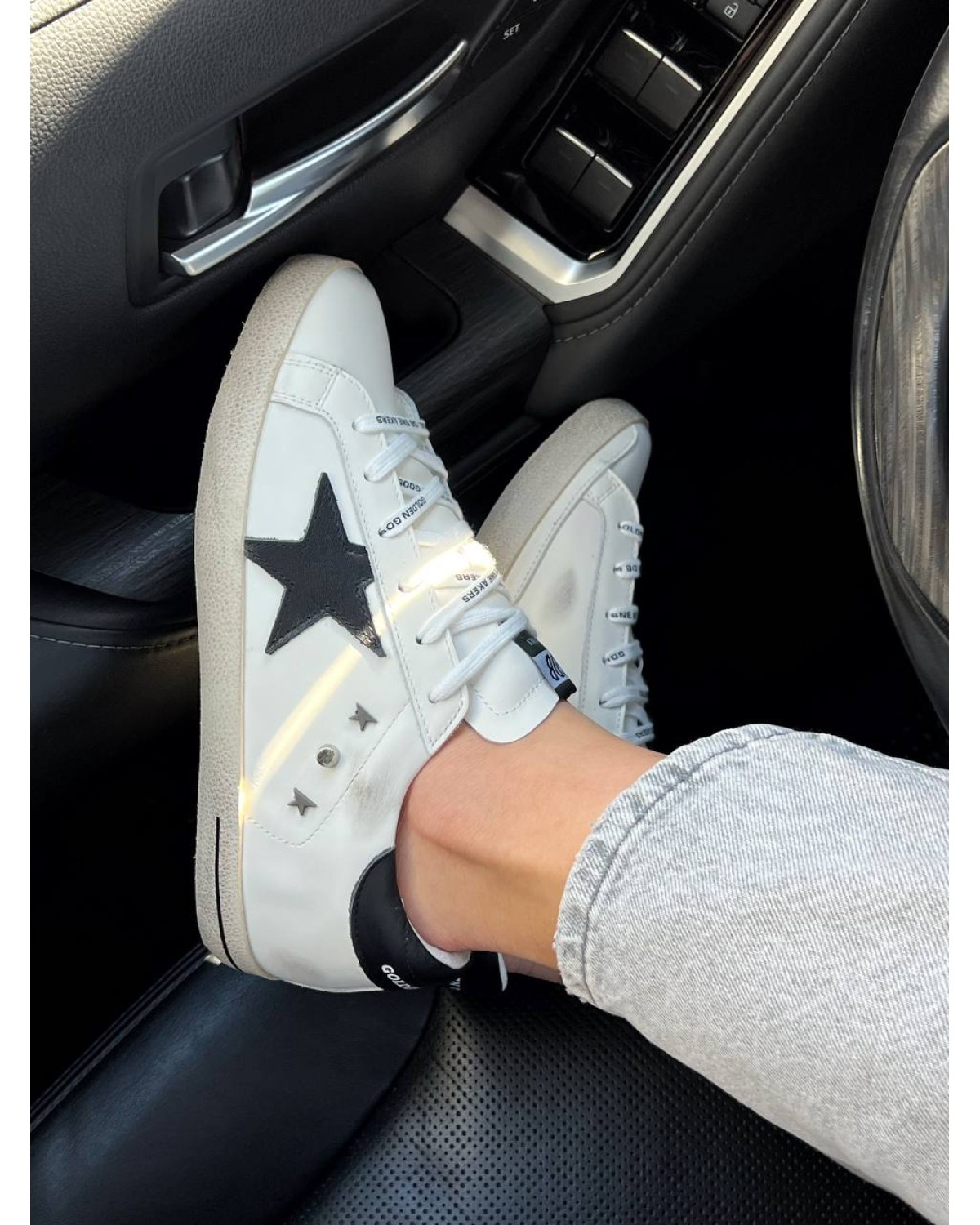Golden Goose White Black