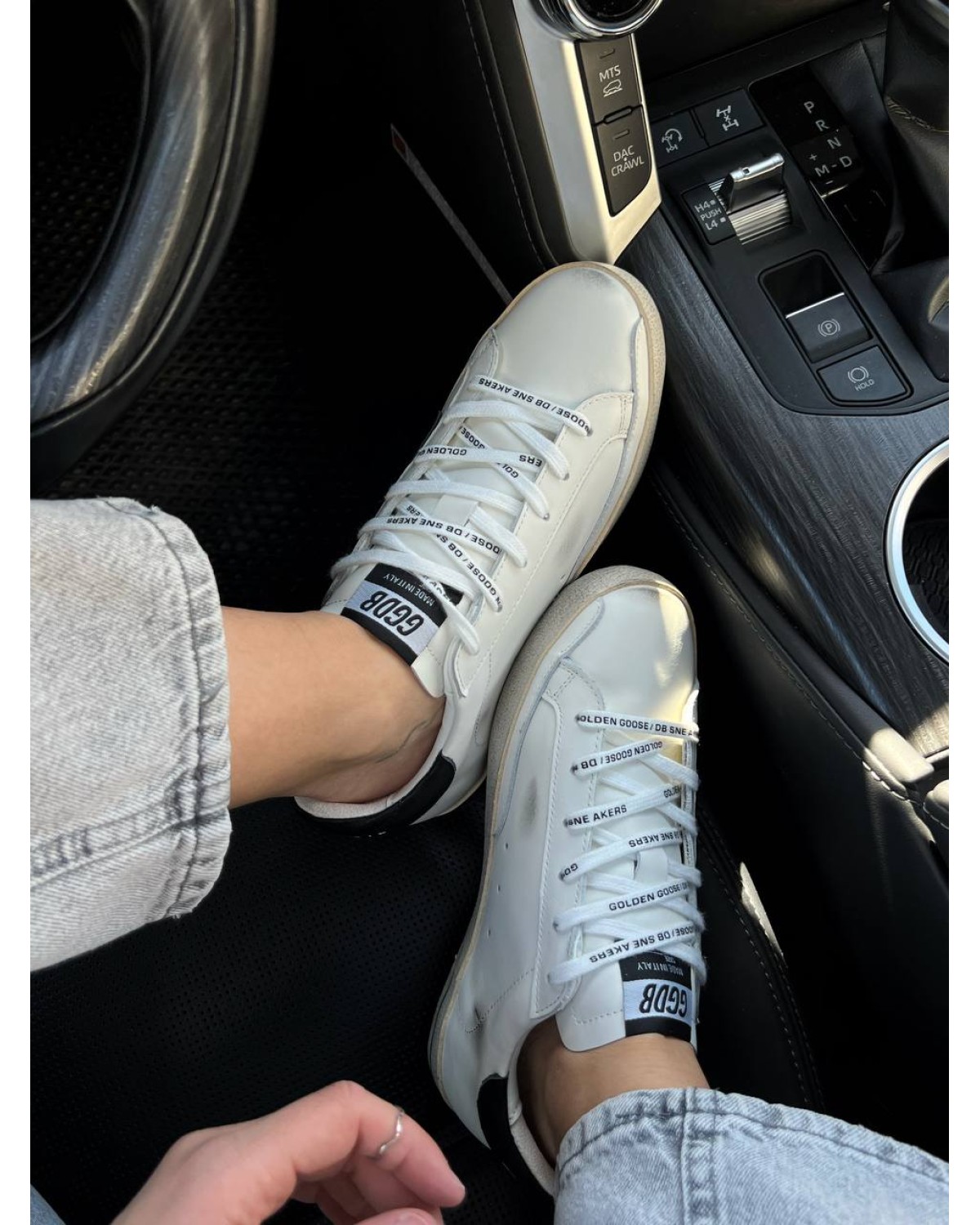 Golden Goose White Black